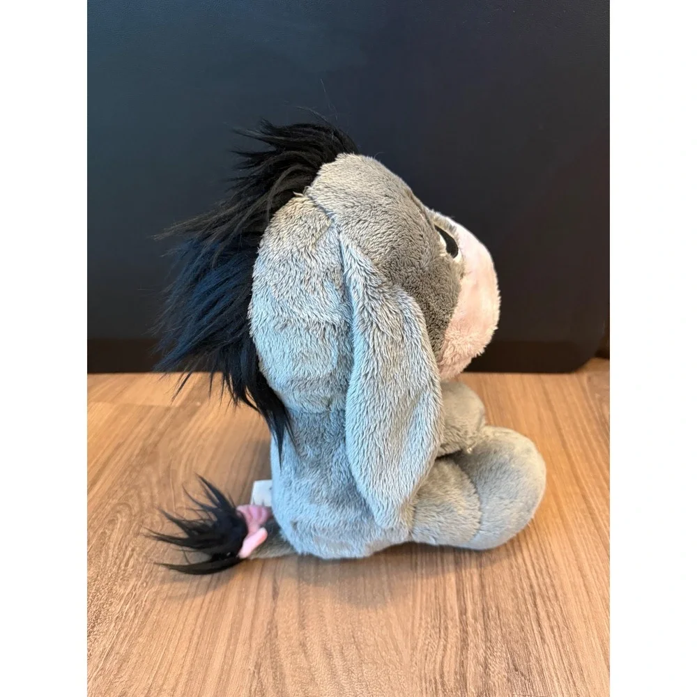 Disney Parks Eeyore Plush Winnie the Pooh Grey Stuffed Animal Toy 10 inch